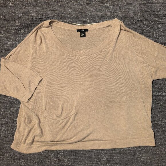 H&M Cropped T-shirt, Dressy - Picture 1 of 2